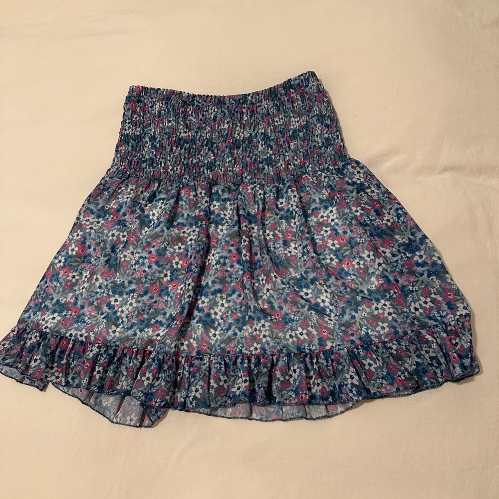 Floral Mini Skirt Size Small